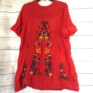 Free People Printed Mini Dress